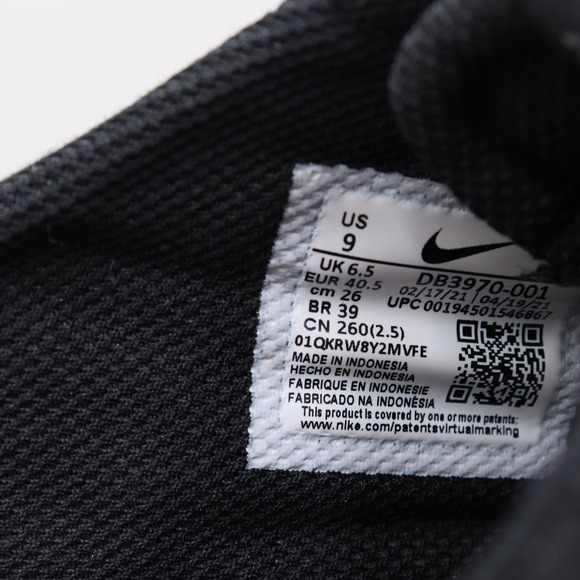 Nike Court Legacy Mule Womens Size 9 US Black Canvas Casual Shoes DB3970-001 - Picture 6 of 9